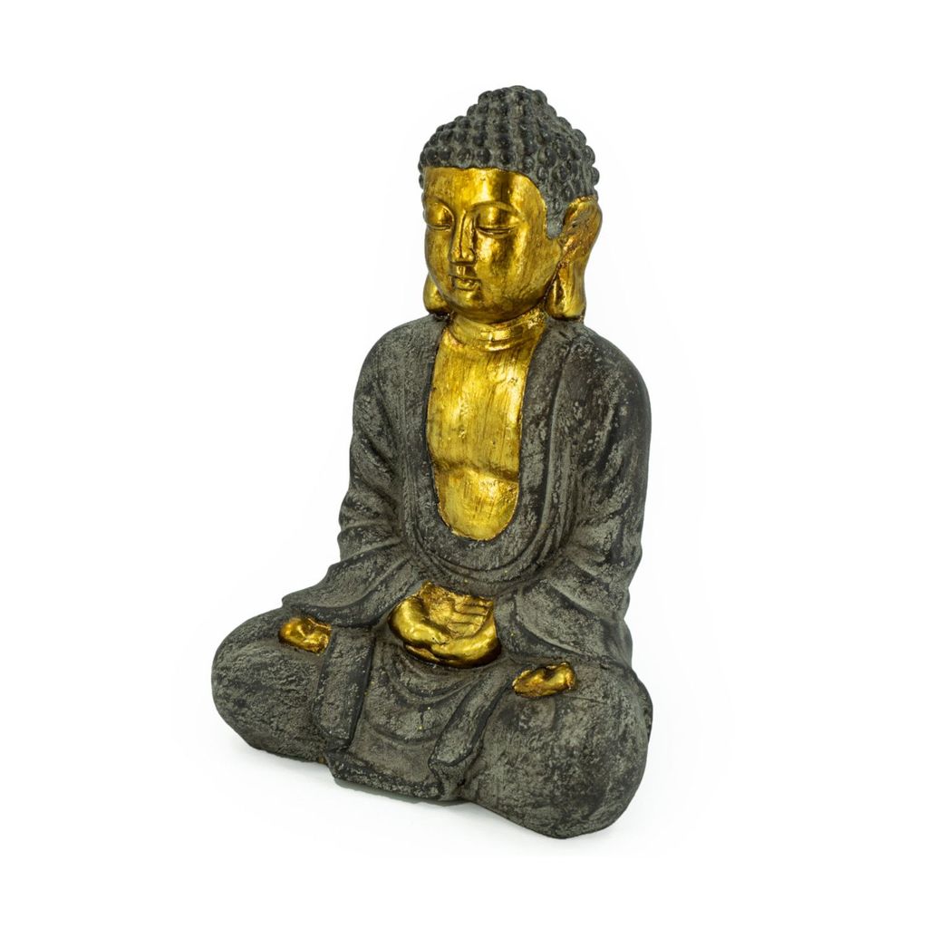 Rivanto® Sitzende Buddha-Statue, Höhe 37 cm,