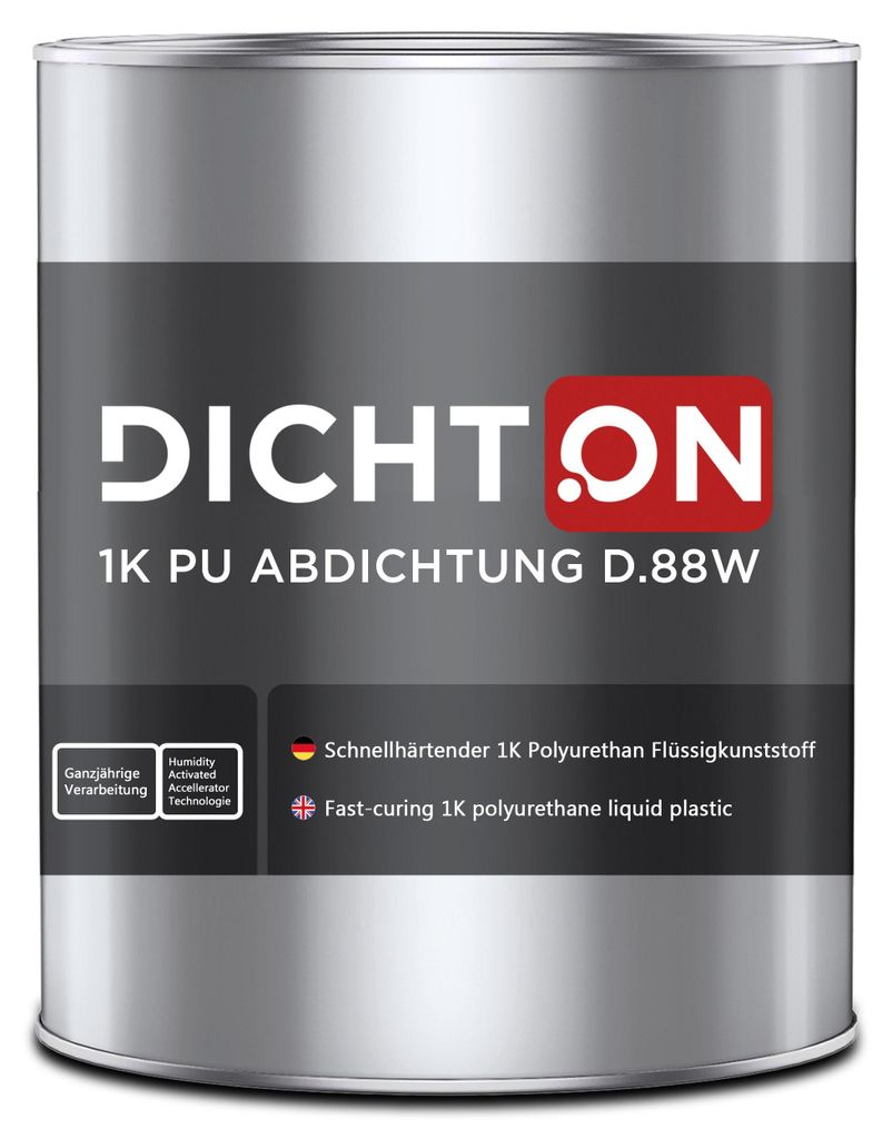 D.88W 1K PolyurethanAbdichtung Flüssigkunststoff für aussen Produktbild 