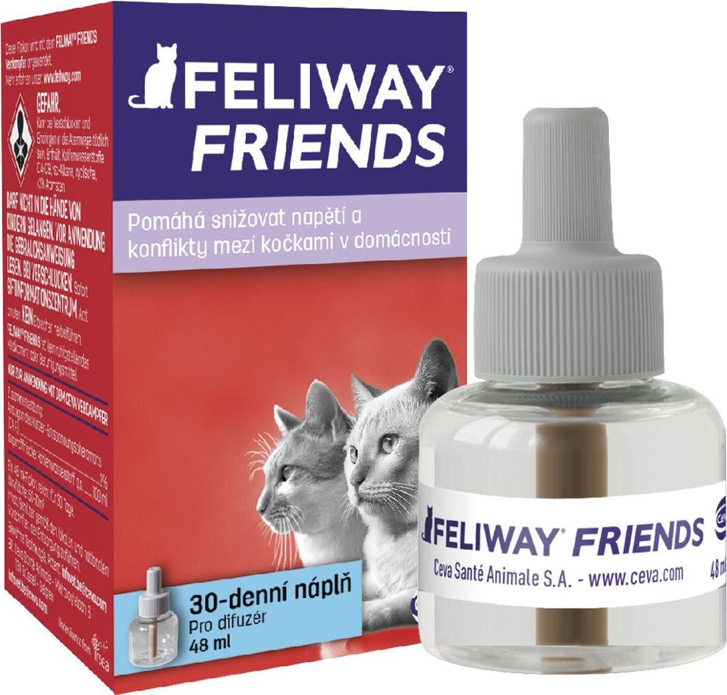 FELIWAY Friends Pheromon-Einsatz für Konflikte zwischen Katzen, 48 ml
