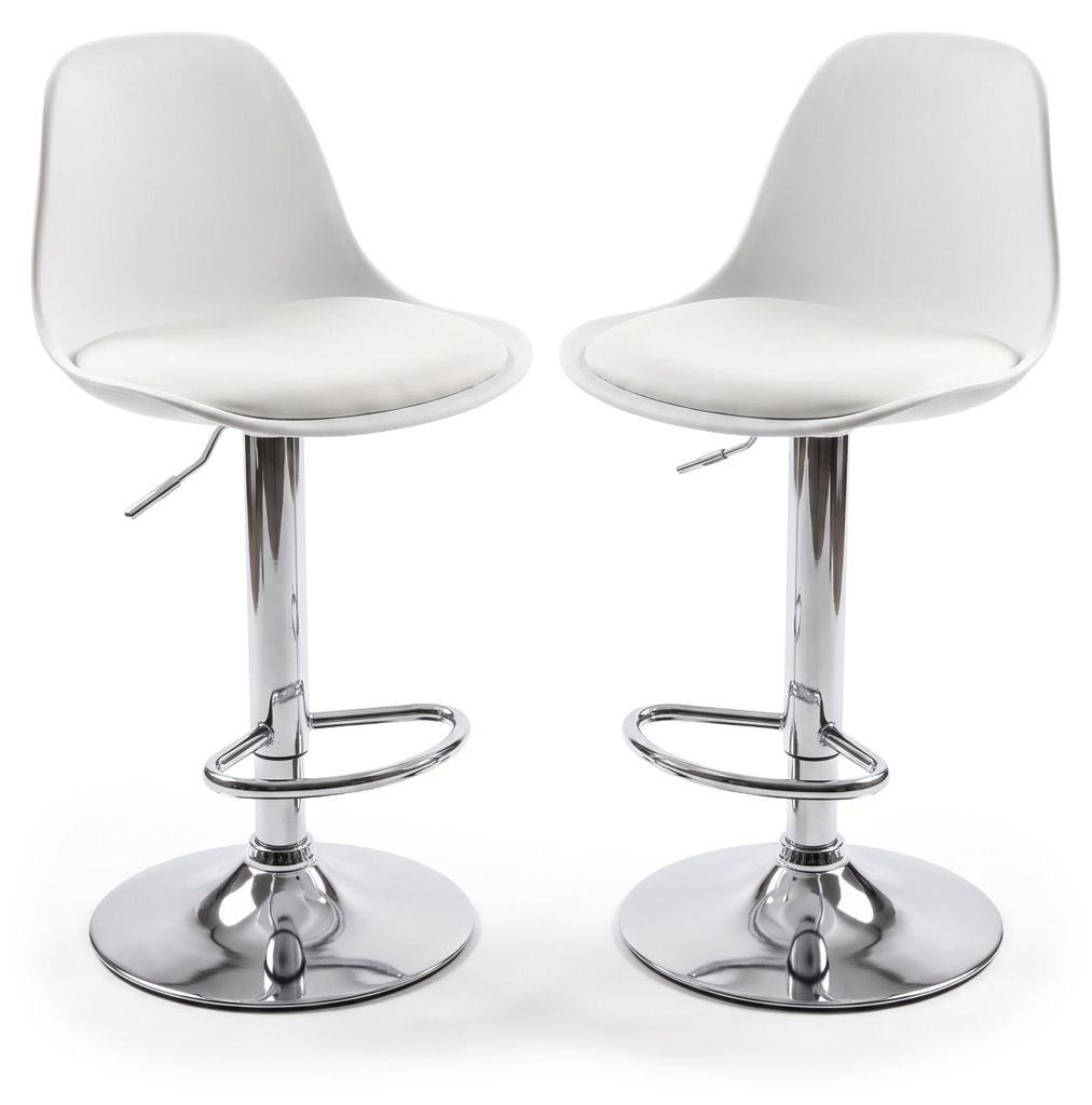 Relaxdays, ensemble de 2 tabourets de bar, réglables en Image du produit 