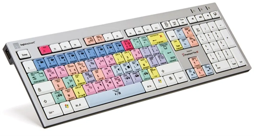 Clavier de Montage Vidéo Adobe Premiere Pro AZERTY Multicolore USB