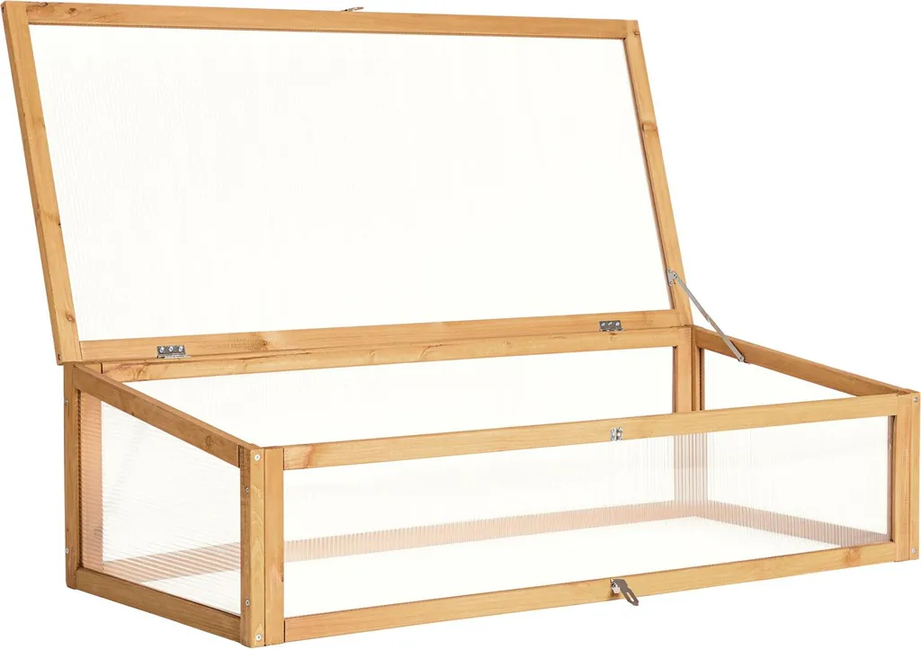 Châssis de Jardin de 115 cm pour Carré Potager et Semis - Marron