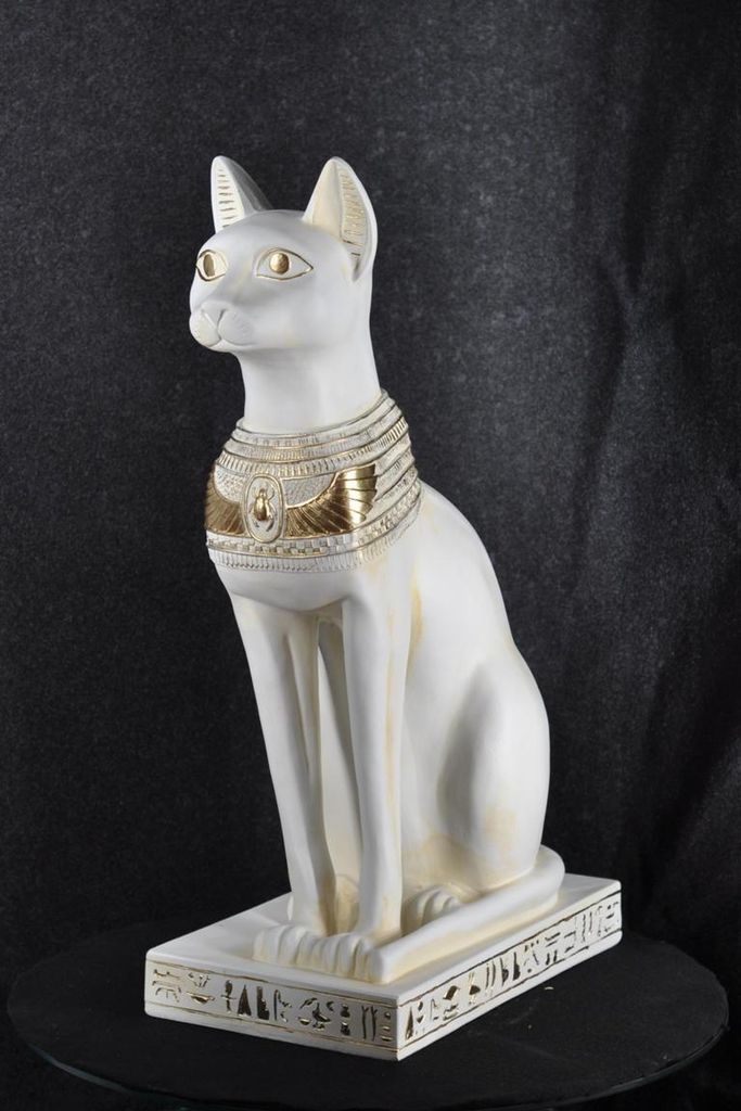 Design Ägyptische Katze Figur Statue Skulptur Figuren Skulpturen Deko Neu 74cm