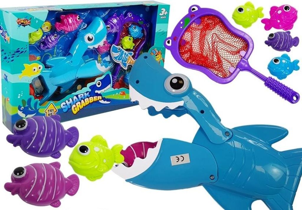Schwimmspiel Shark Fish Hunter + Netz Produktbild 