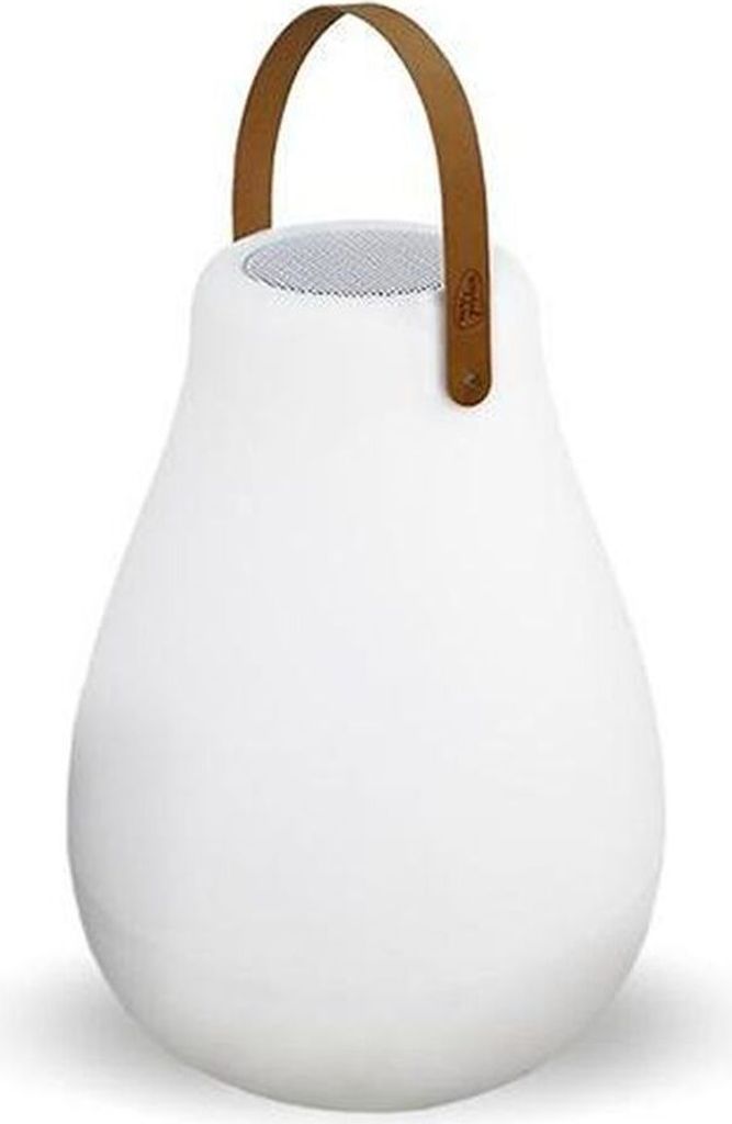 Outdoor Tischleuchte Akku tragbar Bluetooth Lautsprecher H: 37 cm RGBW Farbwechsel Dimmer kabellose Außenlampe Party Garten Balkonleuchte