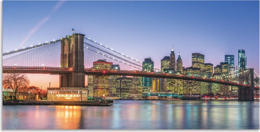 ARTland Wandbild Alu für Innen & Outdoor Skyline New York Produktbild 