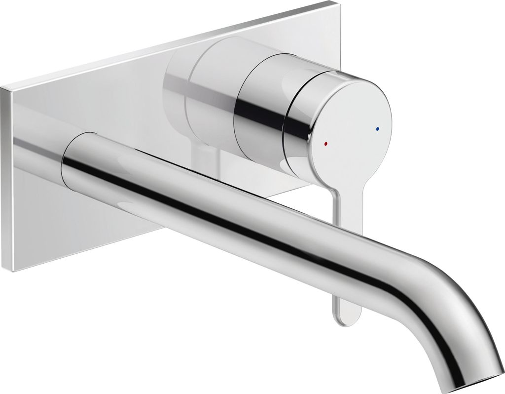 Duravit Einhebel-Waschtischmischer C.1 Unterputz, Ausladung 225 mm chrom