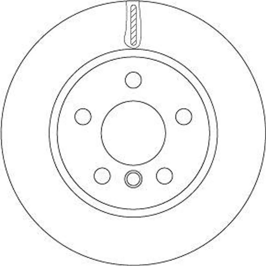 Disque de frein TRW DF6799 traité anticorrosion pour Mini et BMW F45