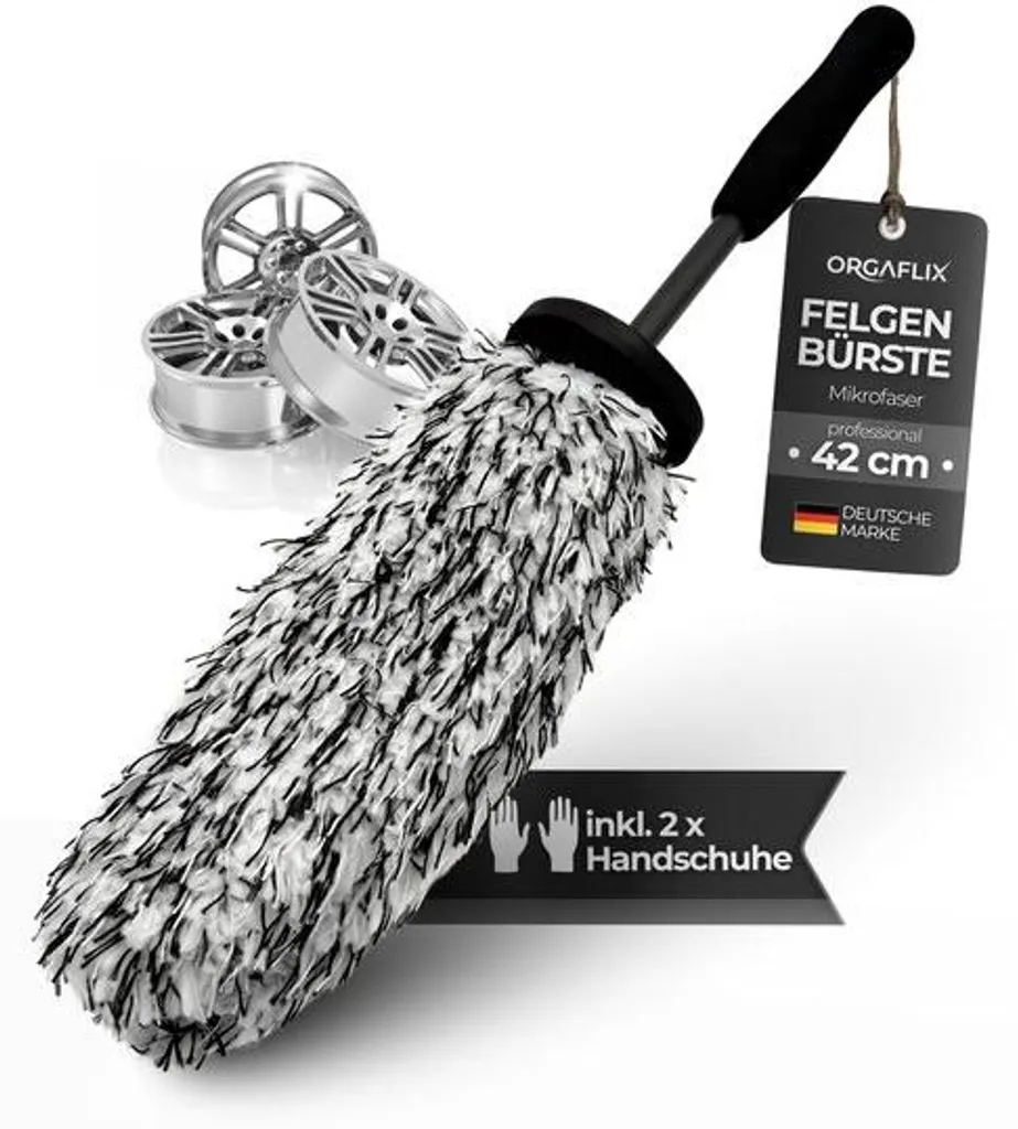 Éliminer la poussière de frein sur jante alu : brosse 42 cm