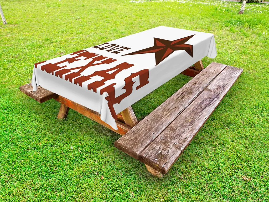Tovaglia Rettangolare Texas Star 145x305 - Qualità Outdoor Top