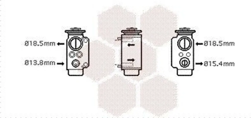 Détendeur de climatisation Van Wezel 06001240 pour circuit AC