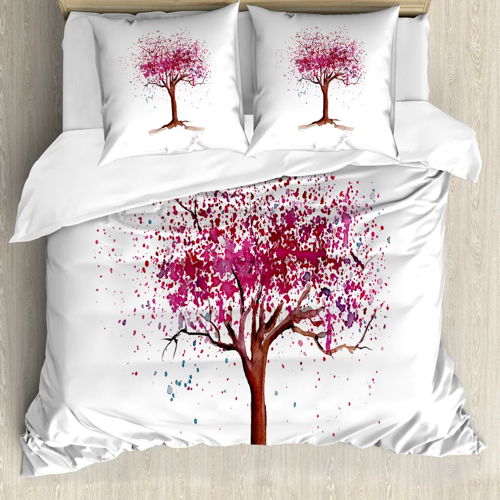 Copripiumino Matrimoniale Fiori 200x200 + Federe - No Stiro Antiacaro - 1