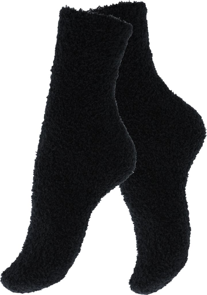 Yenita® Kuschelsocken 4 Paar 36-41 schwarz-schwarz Produktbild 