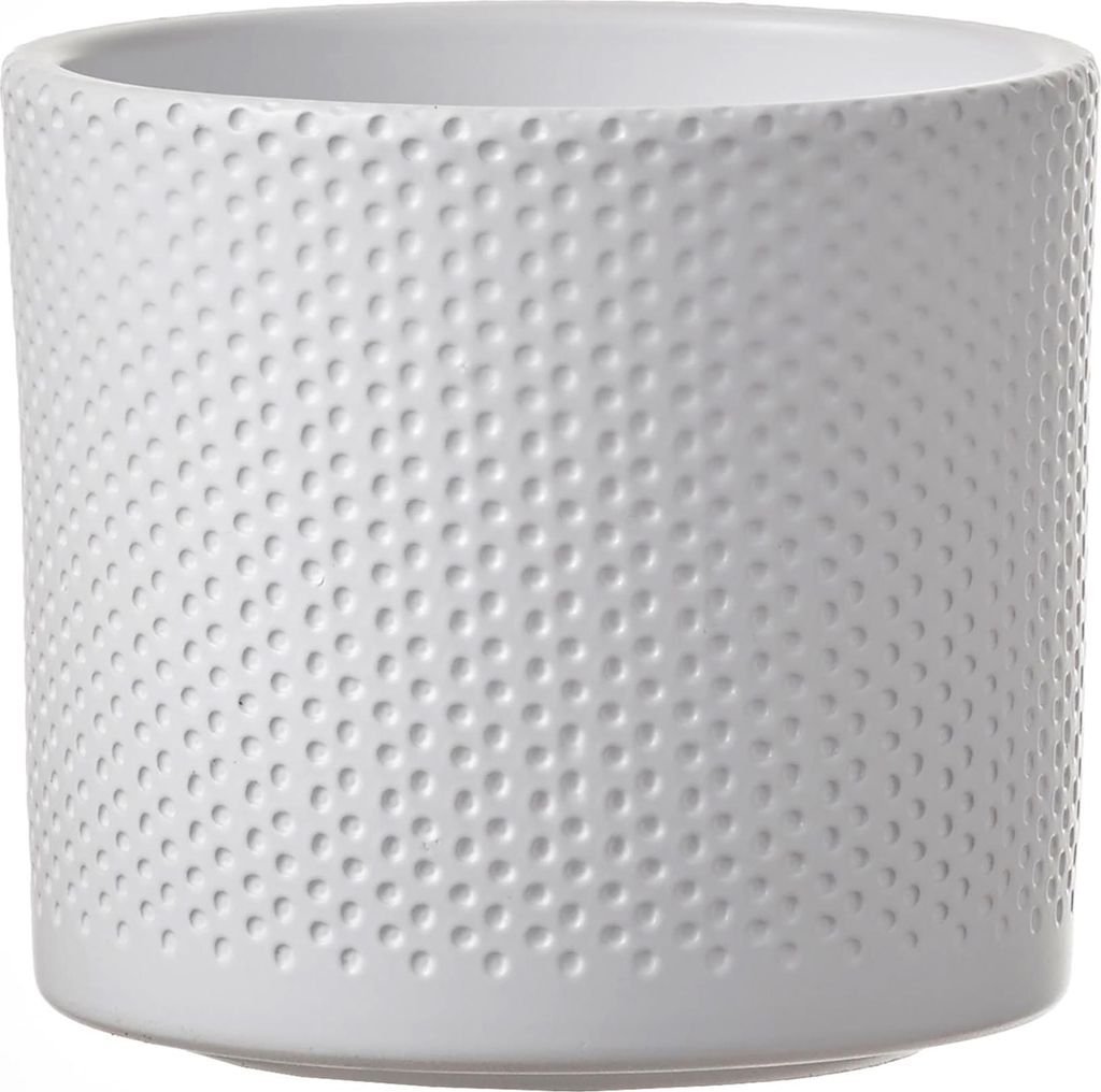 Keramik Blumen Übertopf ERA – H 12,5 cm - Ø 13,5 cm - Pflanztopf – Übertopf – Übertöpfe – Blumenübertöpfe - Blumentopf