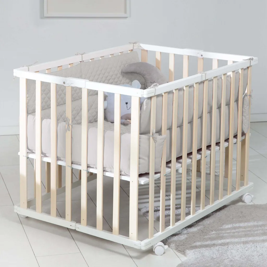 Fond de parc bébé molletonné gris argenté roba Style, taille ajustable - 4