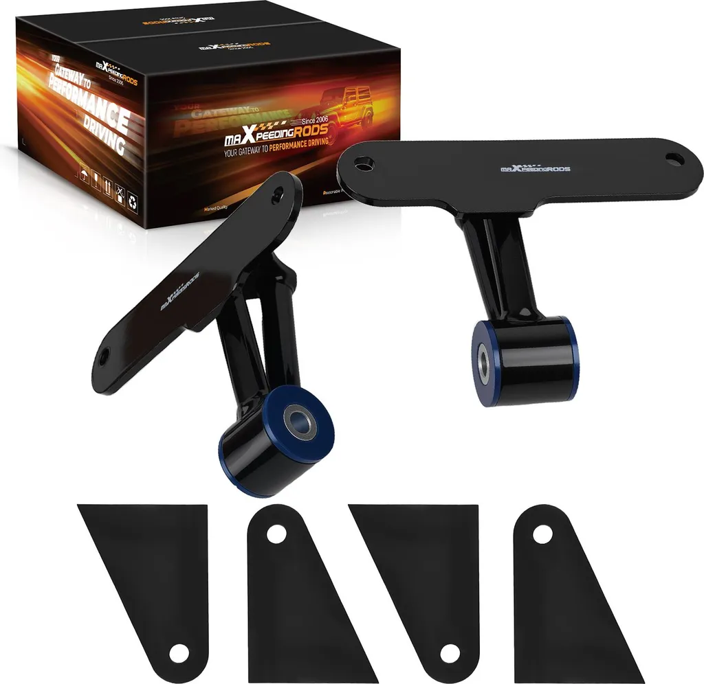 Support de montage moteur swap Ford Small Block V8 289 302 acier noir