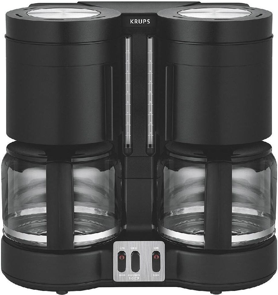 Krups KM8508, Kávovar, 1 L, Mletá káva, 2200 W, Čierna Obrázok produktu 