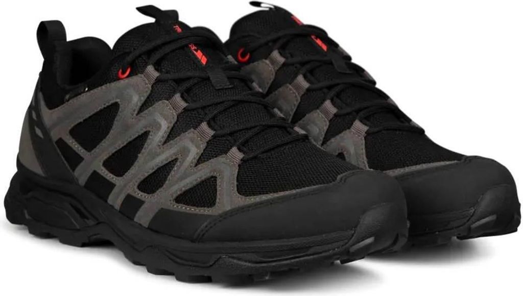 Trespass - Herren Wanderschuhe "Carraig", Wildleder TP6860 (45 EU) (Schwarz/Grau)