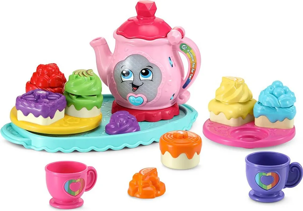 Leap Frog Gioco del Tè Colorato e Sapori Snack Rosa per Bambini 1-3 Anni