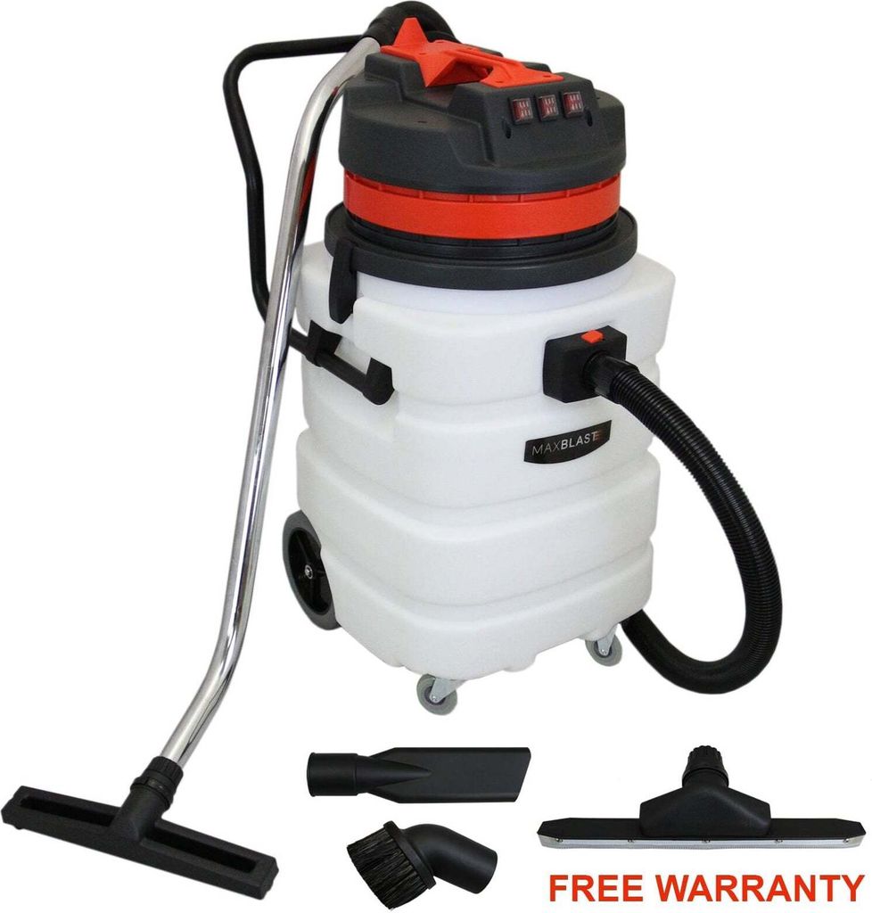 MAXBLAST 90L Gewerbesauger Nass und Trocken Nasssauger Staubsauger Sauger Bodenpflege Industriesauger Reiniger und Zubehör 3000W