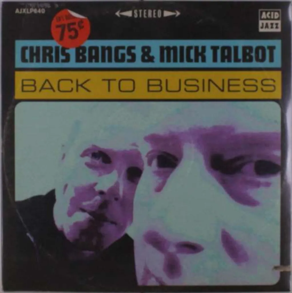 Disque Jazz-Funk Chris Bangs Mick Talbot Idéal pour Soirée Lounge Chic
