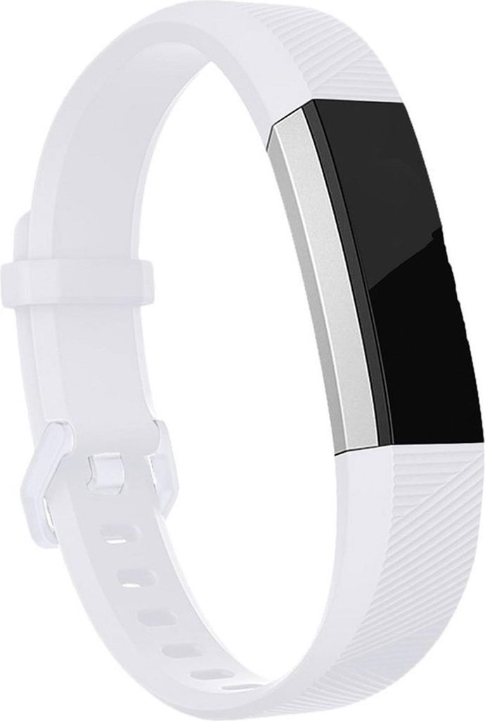 Sport Armband Gr. S für Fitbit Alta, Alta HR Ersatzarmband Silikon Band, Weiss