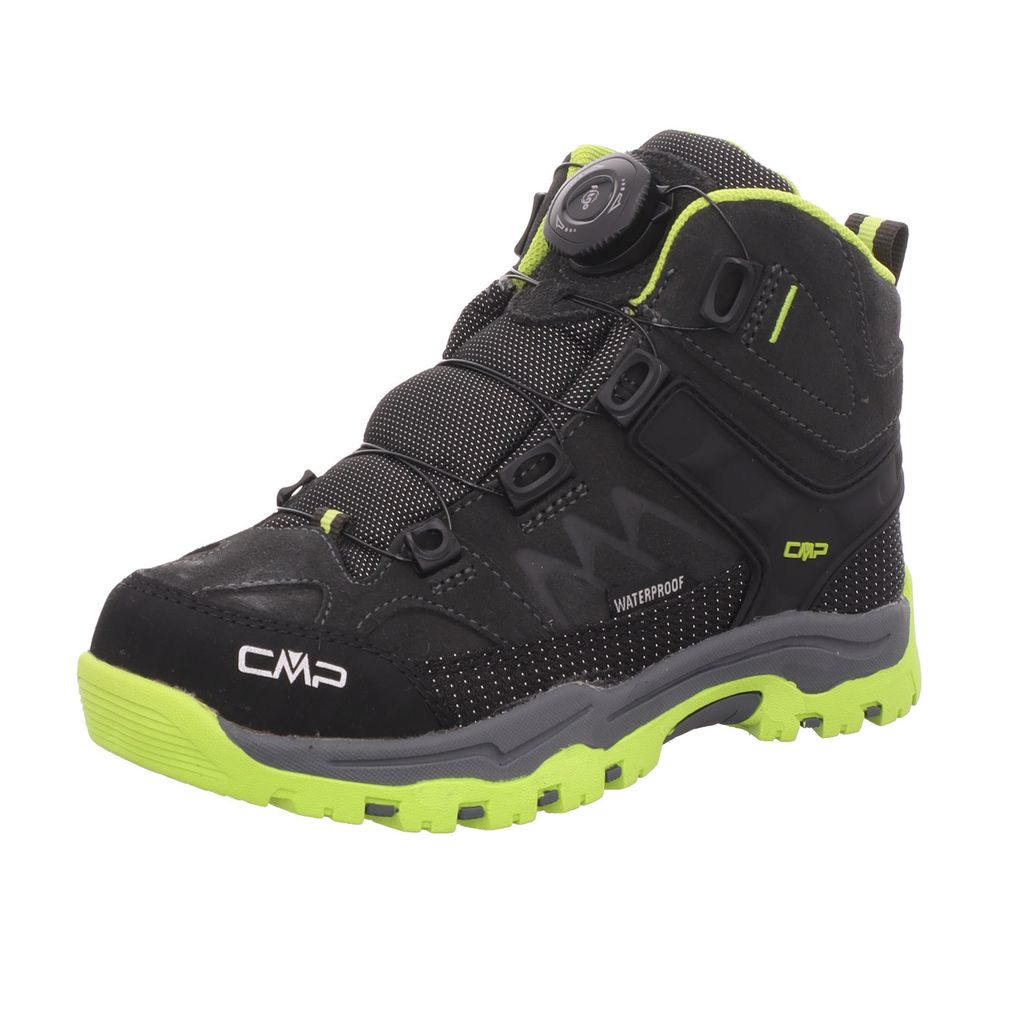 Cmp Kids Kiruna Mid Fitgo Trekking Shoes Wp Piombo-Acido Piombo-Acido 32