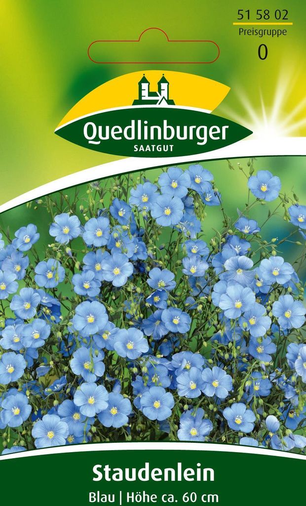 Lein Blau | Blumensamen von Quedlinburger Produktbild 