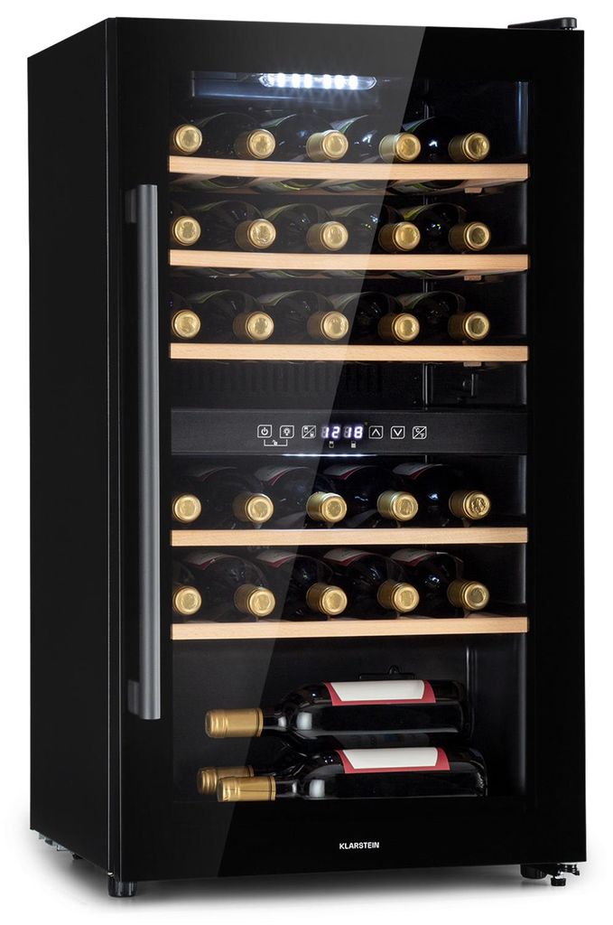 Klarstein vinotéka, outdoor, 2 zóny, skleněné dv., UV Obrázek produktu 