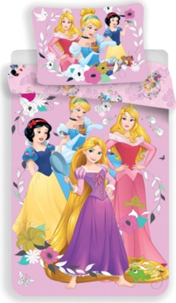 Disney Prinzessinnen Design Kuschelige Bettwäsche Produktbild 