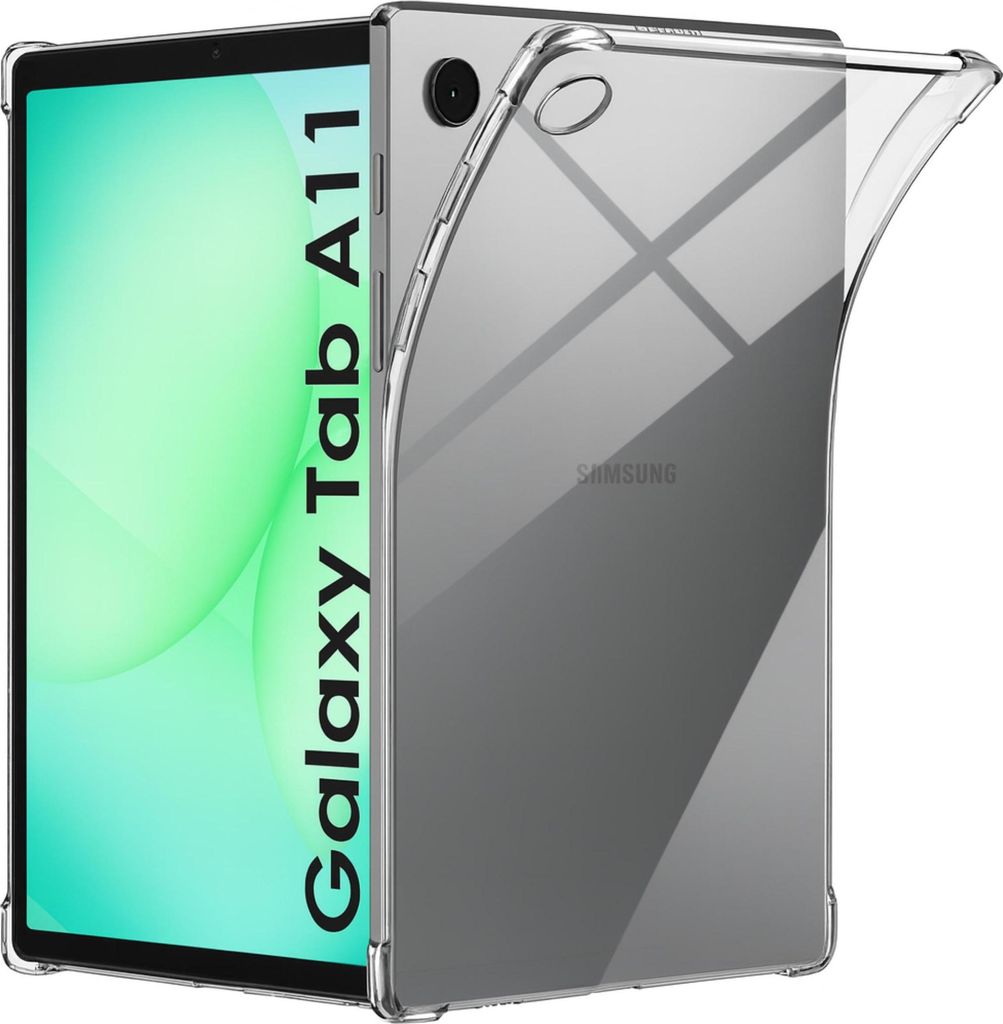 Hülle für Samsung Galaxy Tab A11 - Stoßfeste Transparent Produktbild 