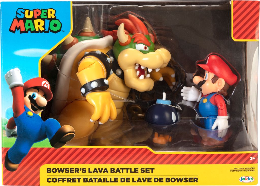 Nintendo Super Mario - Zestaw figurek do zabawy Bowser vs. Zdjęcie produktu 