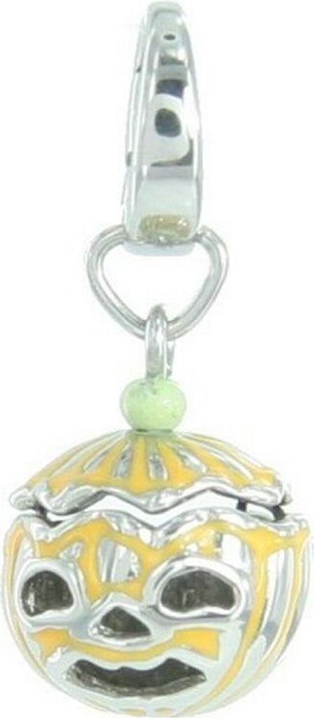 Fossil Damen Charm Edelstahl Kürbis Halloween JF86299040