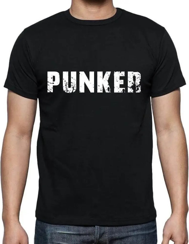 Herren Grafik T-Shirt Punker Öko-Verantwortlich Vintage Jahrgang Kurzarm Lustige Druck Geburtstag Geschenk Mann