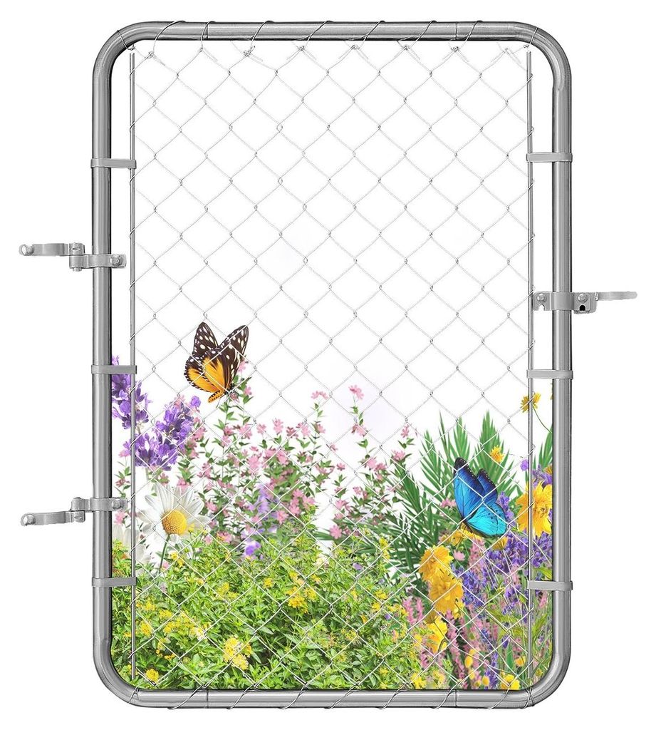 Portail de jardin VEVOR, 117 x 81 cm, portail de clôture en Image du produit 
