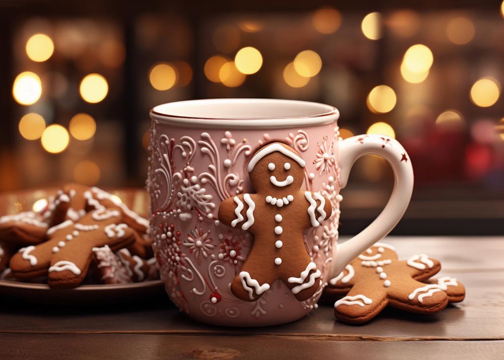 Plakat 35x25cm Wärme des Heimischen Feuers