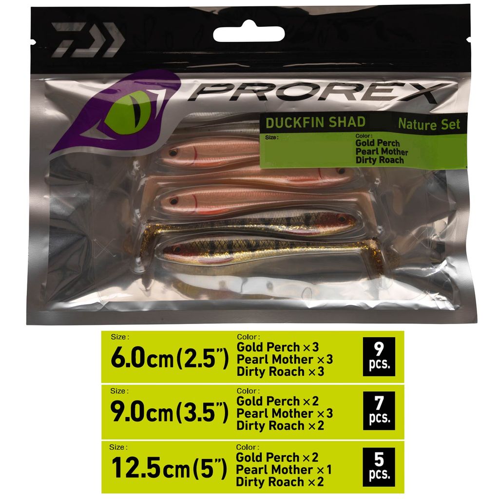 Daiwa Prorex Duckfin Shad Set 6cm