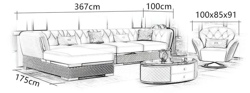 Sessel Einsitzer Relax 360° Dreh Stuhl Polster Ledersessel Sofa Club Lounge Neu