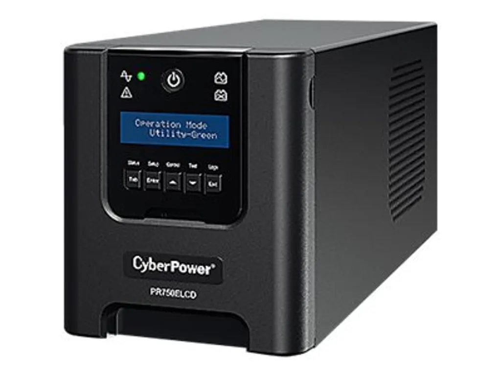 Onduleur 675W CyberPower PR750ELCD à Sortie Sinusoïdale Pure LCD
