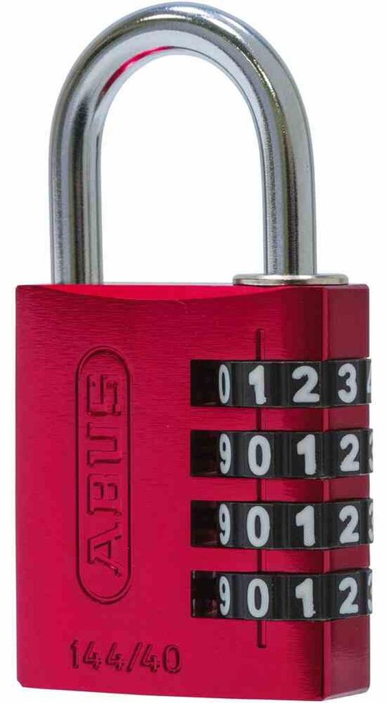 ABUS Zahlenschloss 144/40 rot Lock-Tag