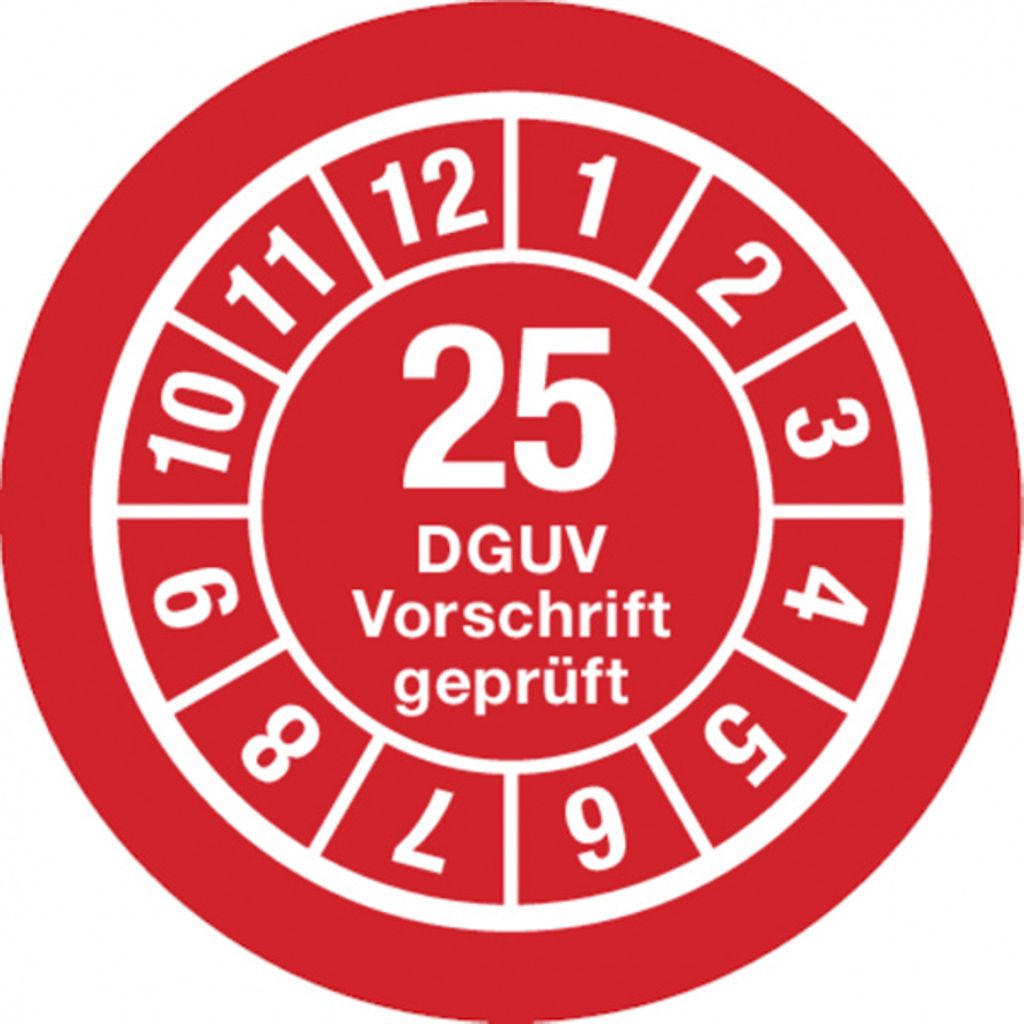 Dreifke Aufkleber Jahresprüfplaketten, DGUV Vorschrift , Jahresfarben...