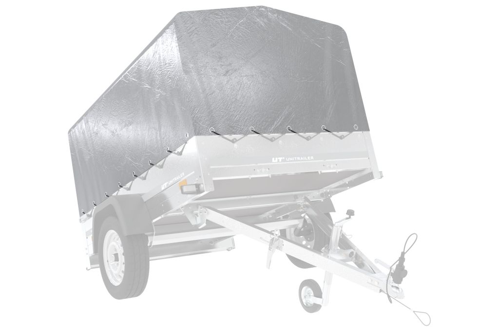 Rahmenabdeckung H-800 UNITRAILER Plane für Anhänger grau Produktbild 