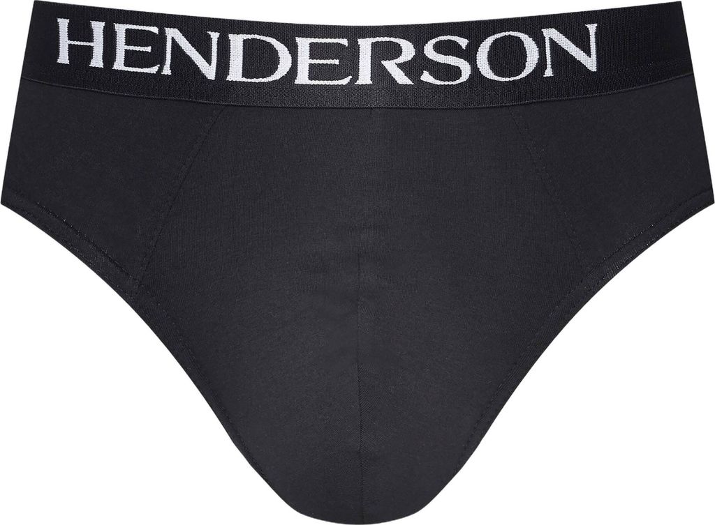 Henderson Herren Slipy - Hochwertige Baumwollunterwäsche mit Elasthan, Komfortabel und Klassisch, Schwarz, Modell 35213, Premium Linie, Vielseitig...