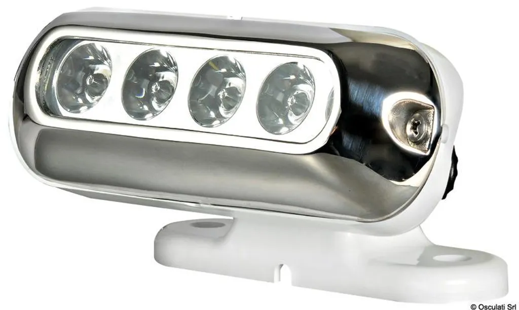 Solution éclairage sombre : Projecteur LED 4 points blanc pour zone obscure