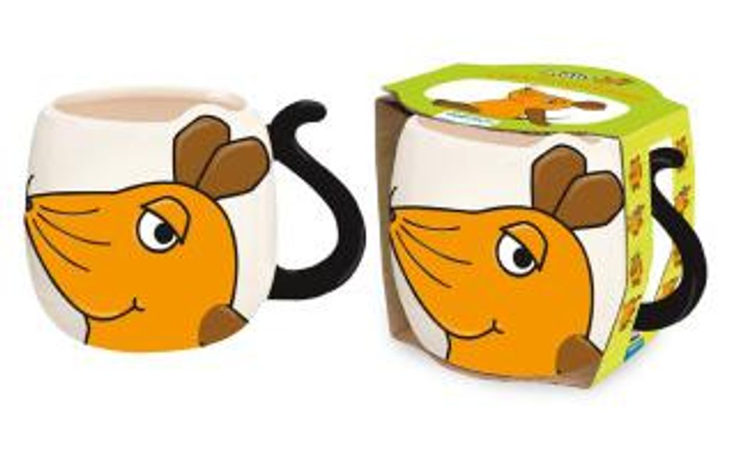 Trötsch Die Maus 3D Porzellantasse klein Lieblingstasse Produktbild 