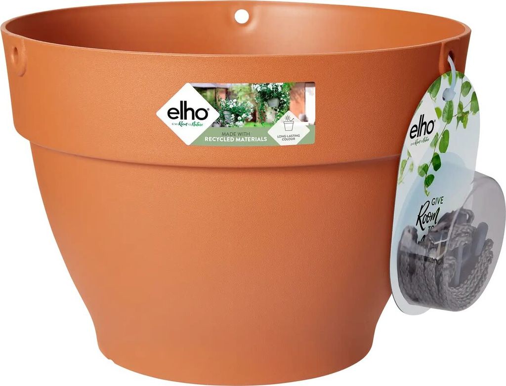 elho Vibia campana Pflanzenampel Terracotta Ø 26 cm - Kunststoff