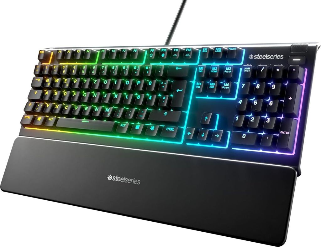 Steelseries Apex 3 Wired Gaming Tastatur inkl. Handballenauflage