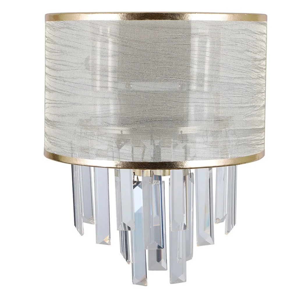 Applique LED Cristaux et Laiton Italux Torreia WL-45660-2 Éclairage Luxe