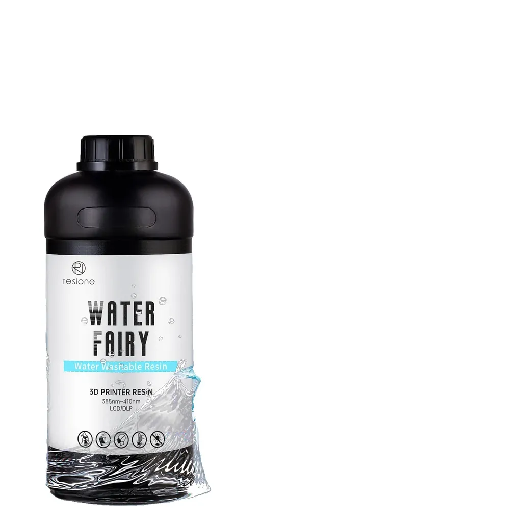 Résine liquide pour imprimante 3D lavable à l'eau bleu clair en 1kg