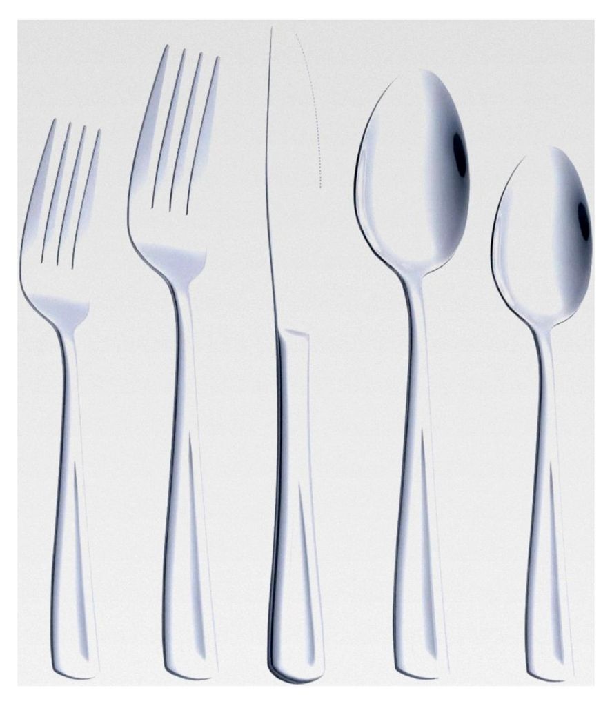 40-teiliges Besteckset für 8 Personen aus Edelstahl, spülmaschinenfest